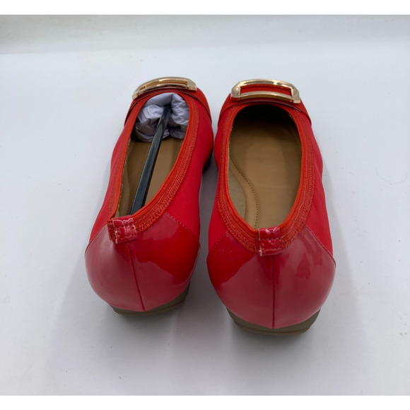 Comfortview Women's The London‎ Flat Hot Red Size 9.5W New/Box - Picture 11 of 13